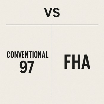Comparing a conventional versus an FHA loan